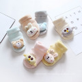 Hot sales calcetines de bebe 3d cartoon tube kids socks cotton with animal for baby socks non slip